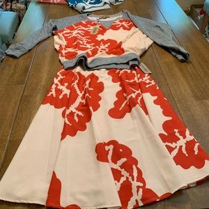 🧨CLEARANCE🧨 Coral Design Virginia Skirt Sz P